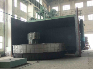 旋转式抛丸室